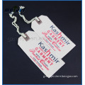 Factory custom high quality paper garment hang tag